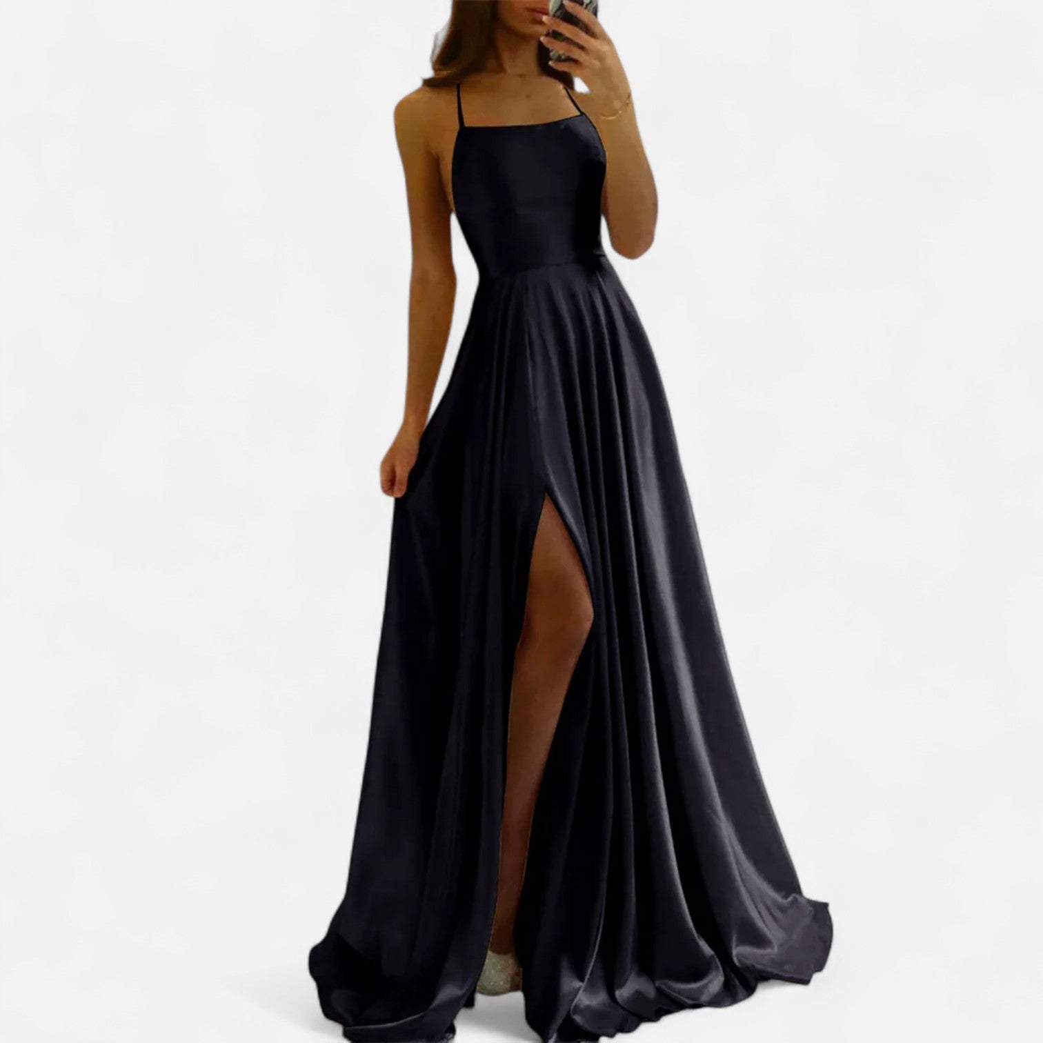 Beth - Women's Wedding Guest Dress Slit Maxi Dress