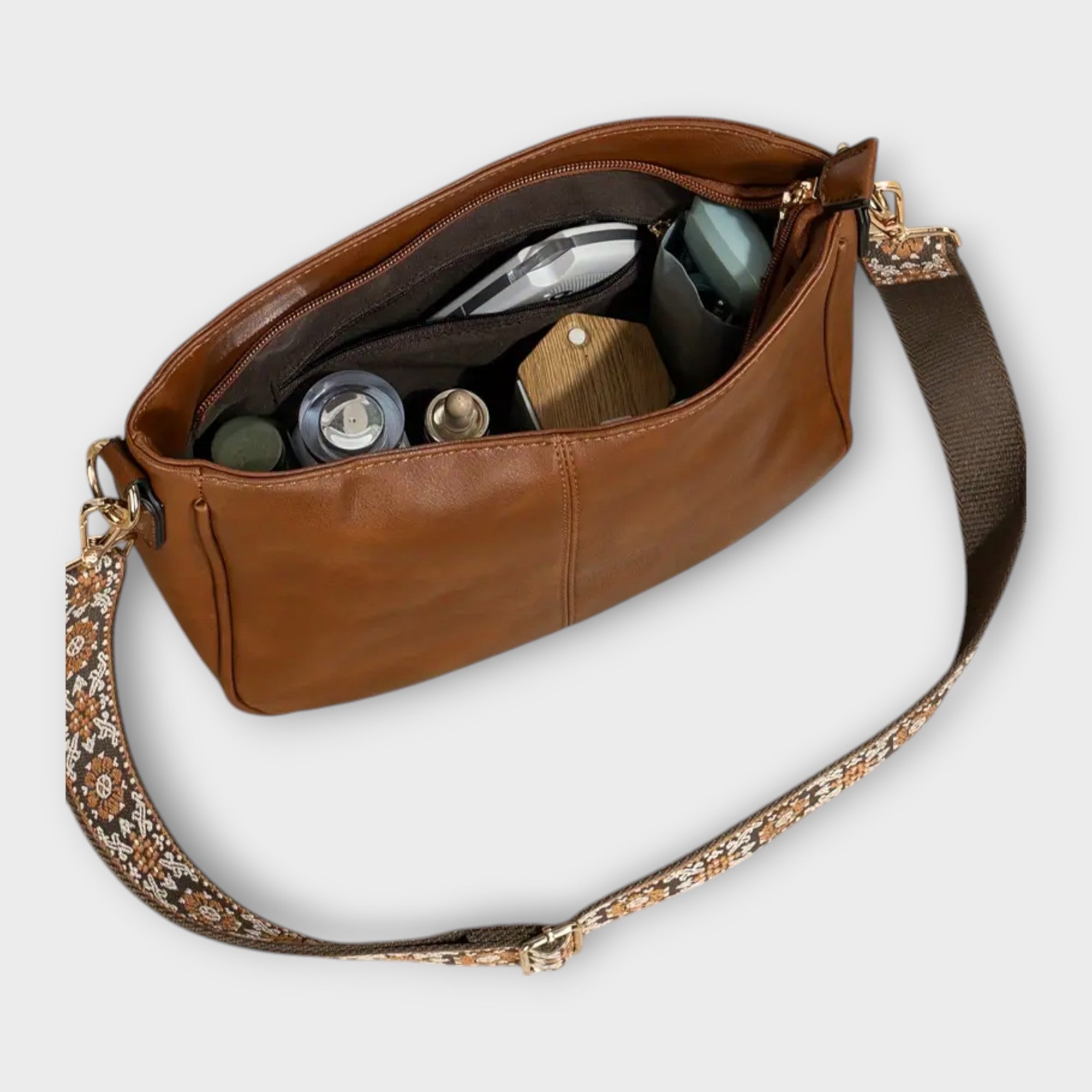 Beverley - Women's Shoulder Bag with Boho-Akzent