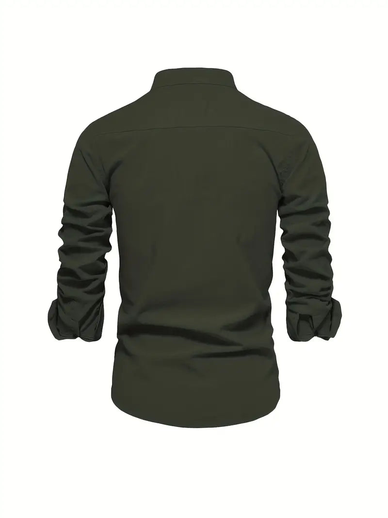 Laura - Men's Spring Casual Shirt with Buttons