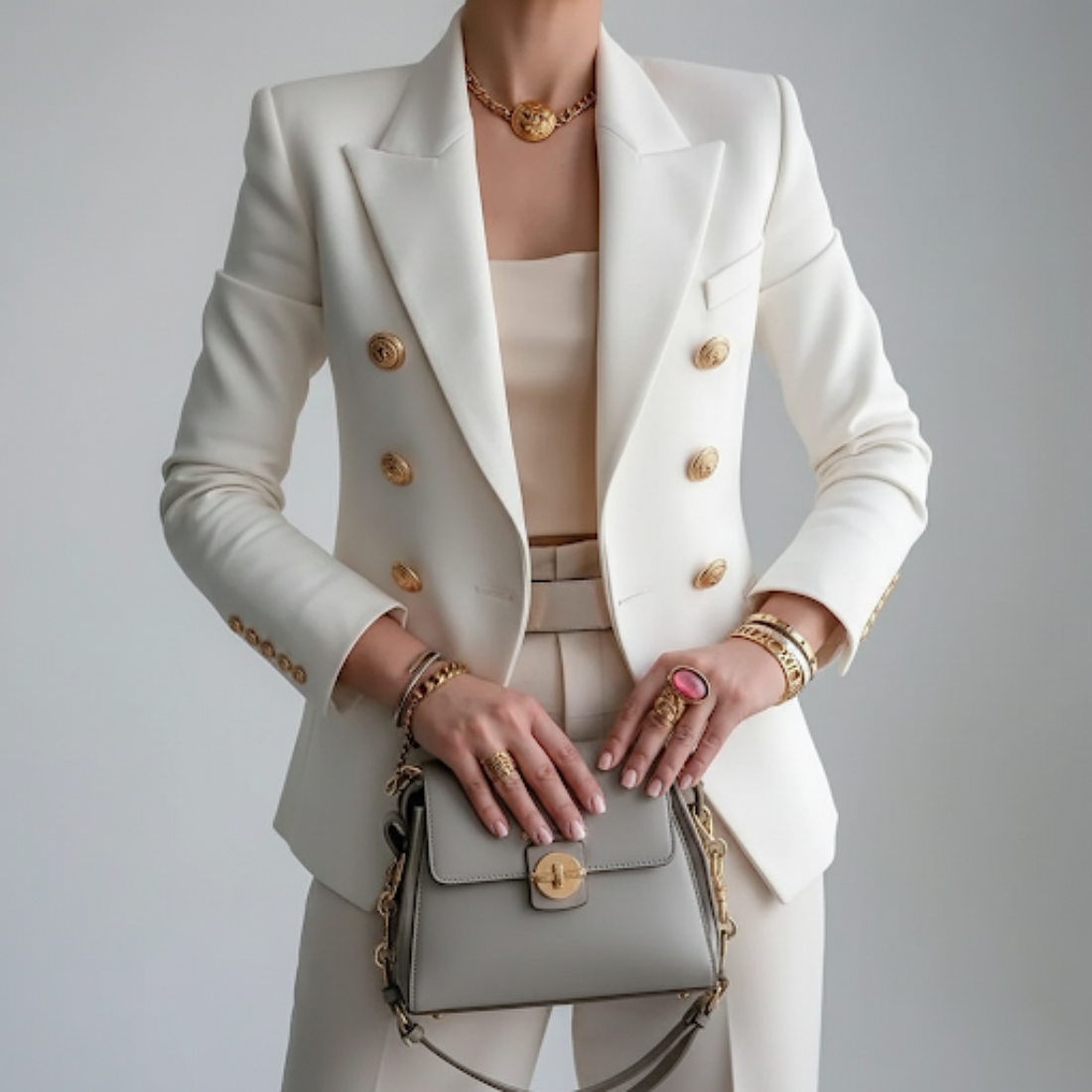 Yvonne - Women's Tailored Blazer with Modern Casual-Elegance-Style