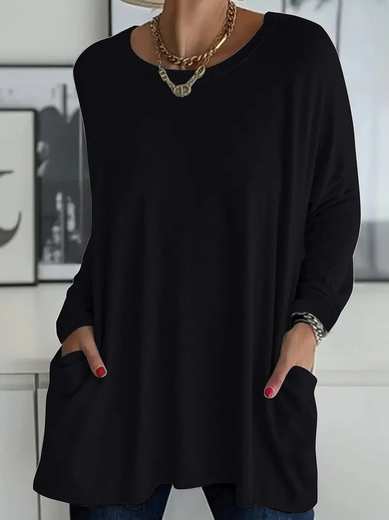 Maxine - Women's Relaxed Long Sleeve Shirt