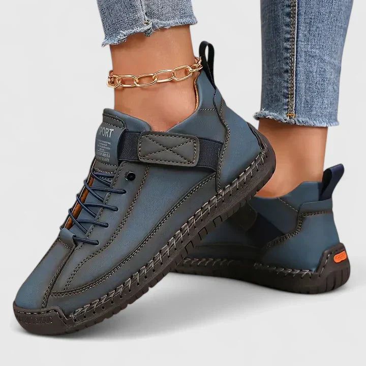 Rachel - Women's Relaxed Chic Comfortable Lace-Up Sneakers
