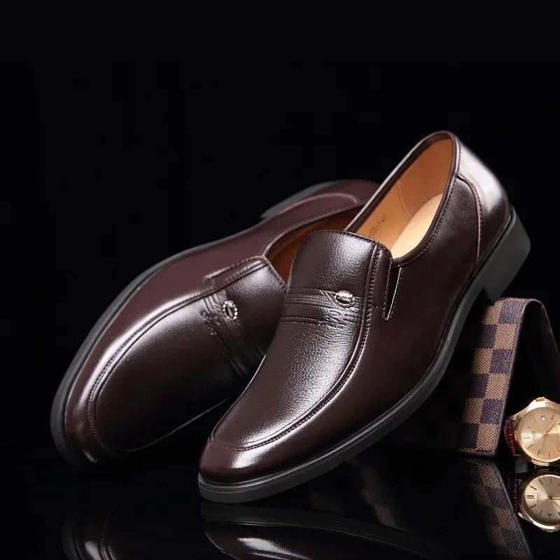 Glen - Men's Spring Elegant Lace-Up Shoes in Lederoptik