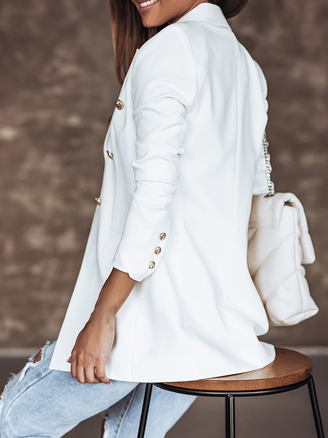 Lauren - Women's Casual-Office Blazer with Doppelknopfleiste