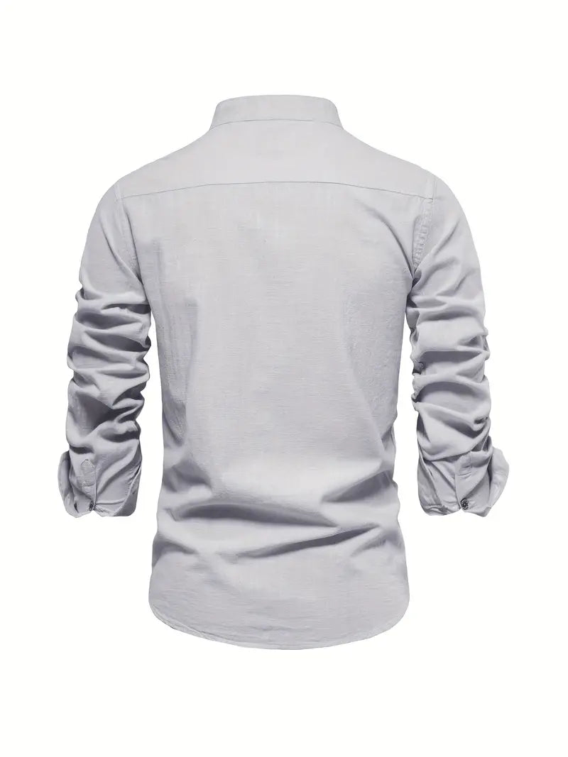 Laura - Men's Spring Casual Shirt with Buttons