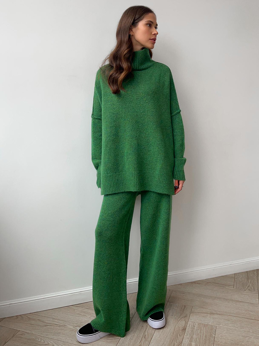 Eva - Women's Cosy Oversize Knit Sweater Lounge-Set