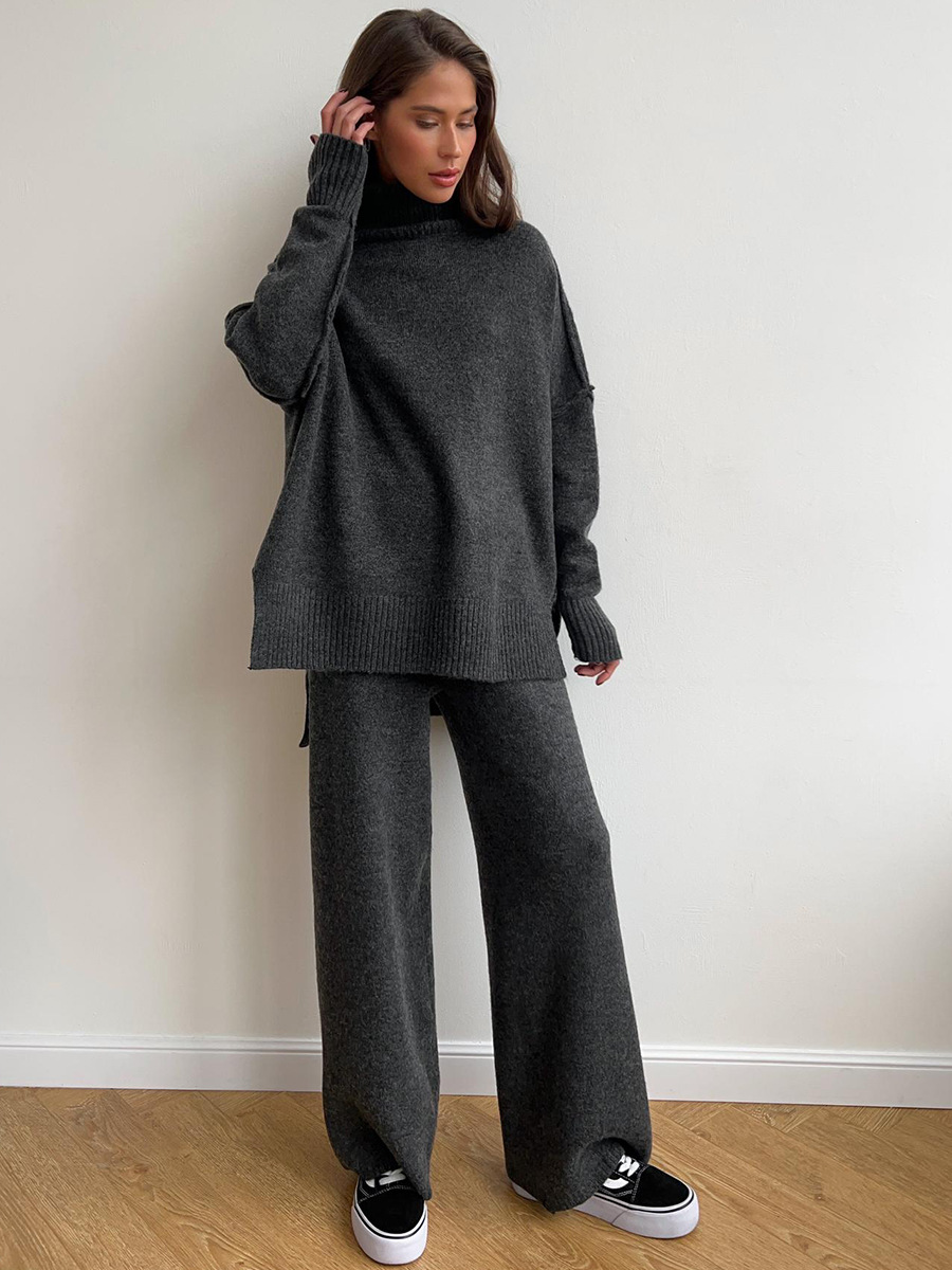 Eva - Women's Cosy Oversize Knit Sweater Lounge-Set