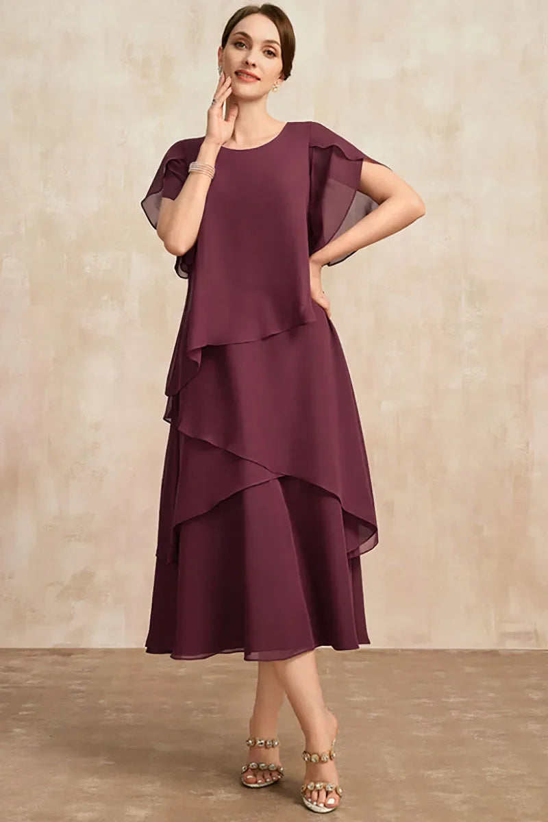 Molly - Women's Weiches Klassisches Chiffon Dress