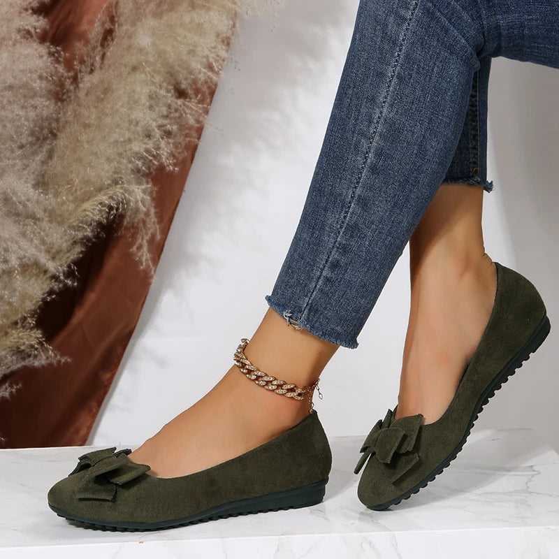 Iris - Women's Spring Ballerinas with Schleifen-Detail