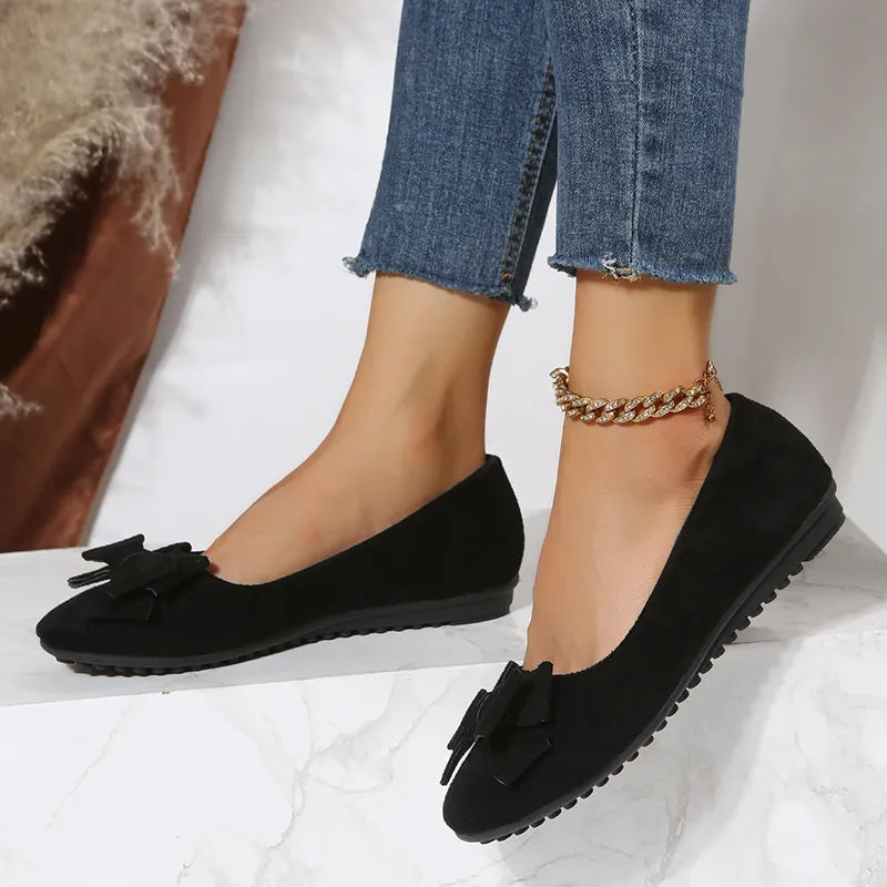 Iris - Women's Spring Ballerinas with Schleifen-Detail