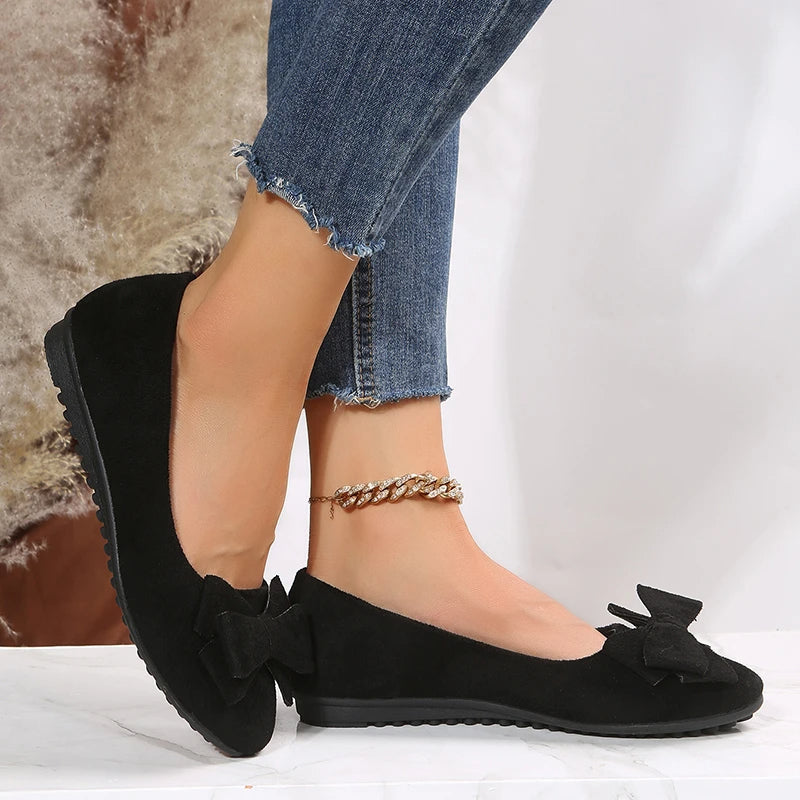 Iris - Women's Spring Ballerinas with Schleifen-Detail