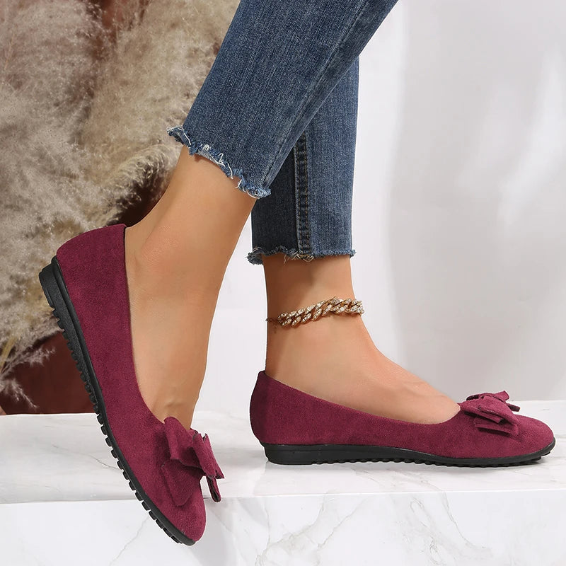 Iris - Women's Spring Ballerinas with Schleifen-Detail