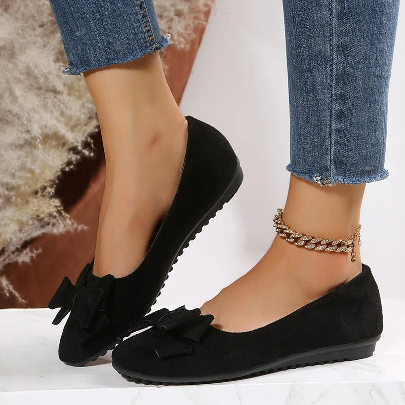 Iris - Women's Spring Ballerinas with Schleifen-Detail