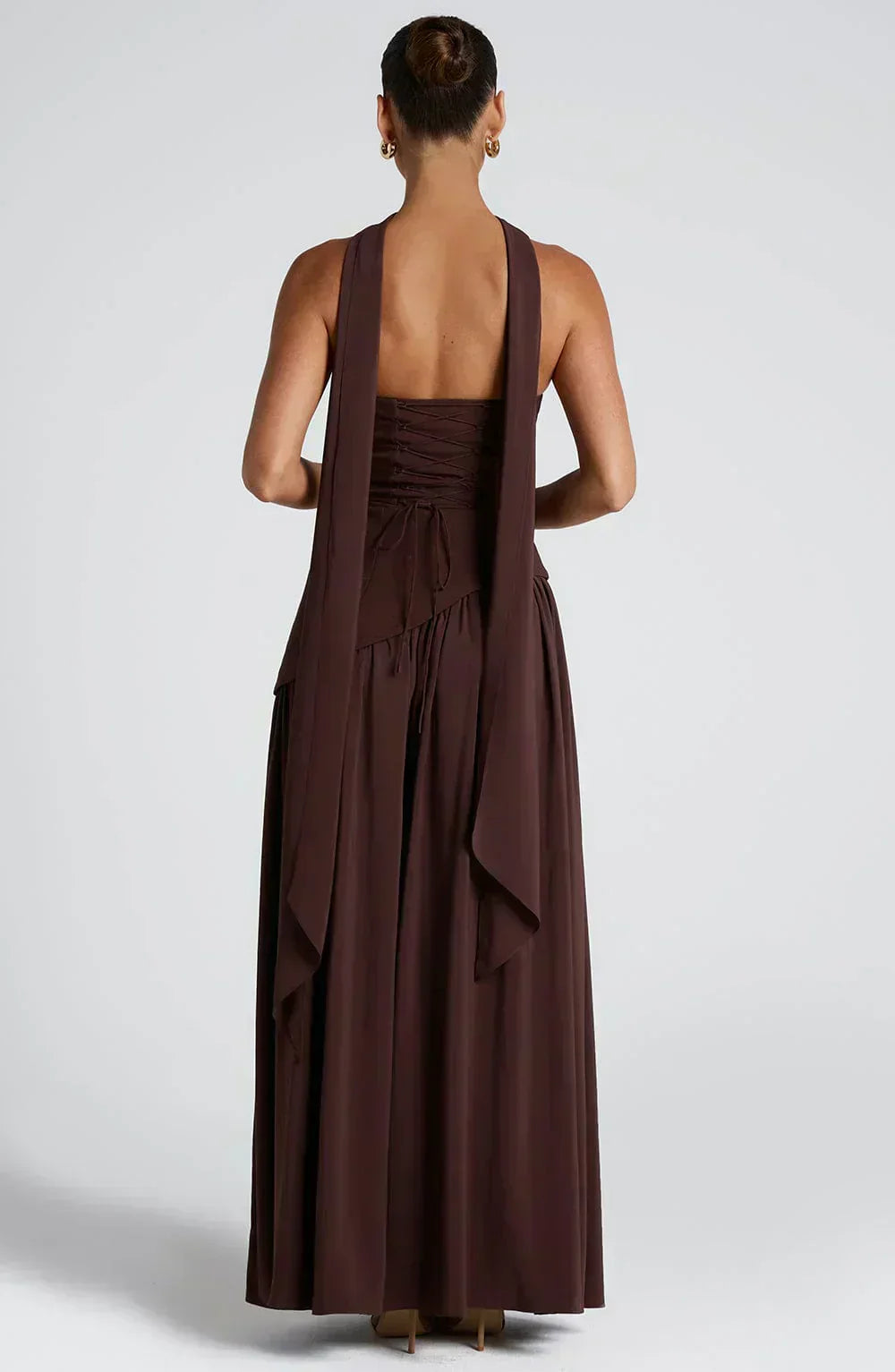 Judith - Women's Wedding Guest Asymmetrisches Maxi Dress