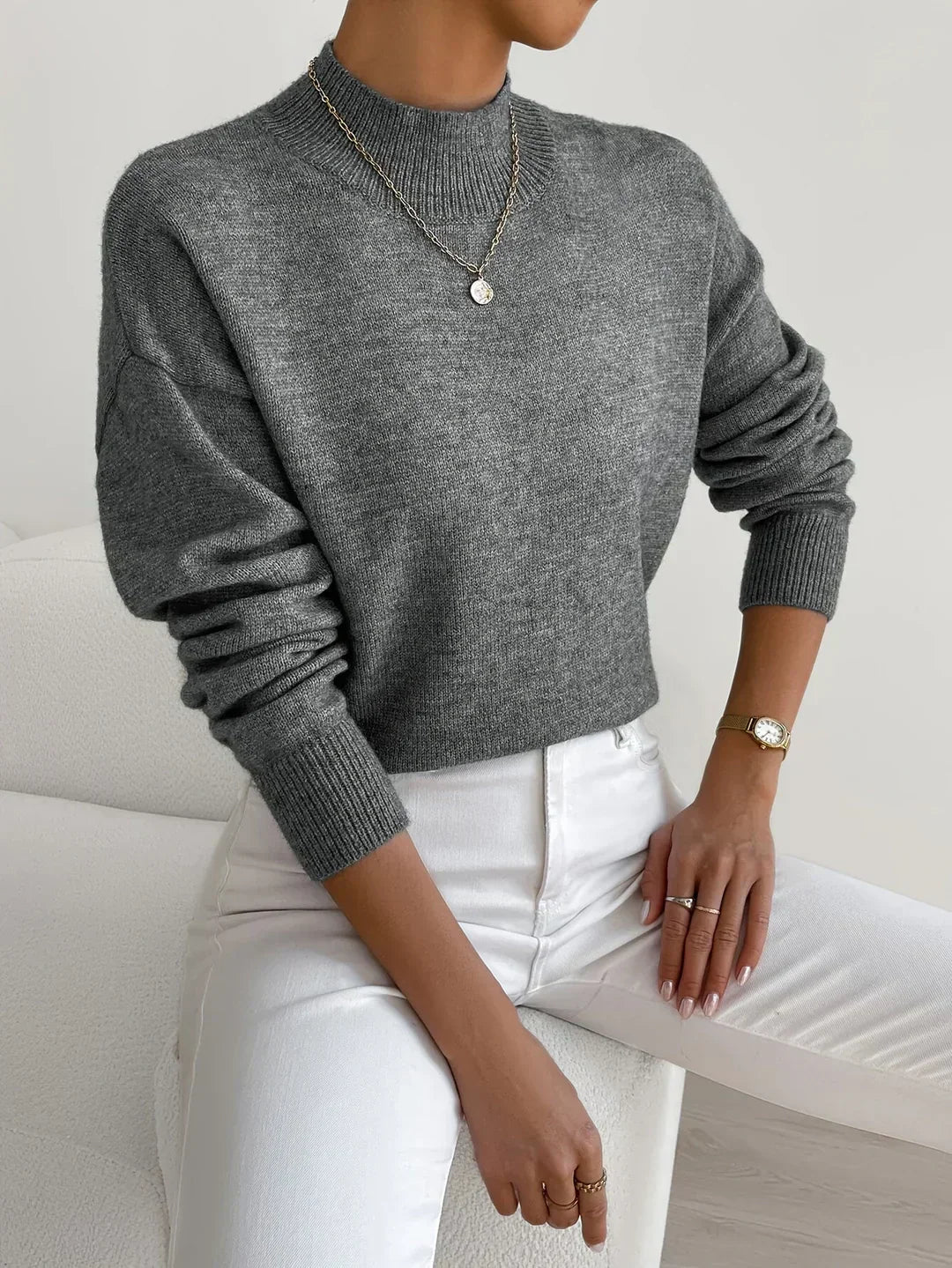 Chloe - Women's Elegant Turtleneck Sweater