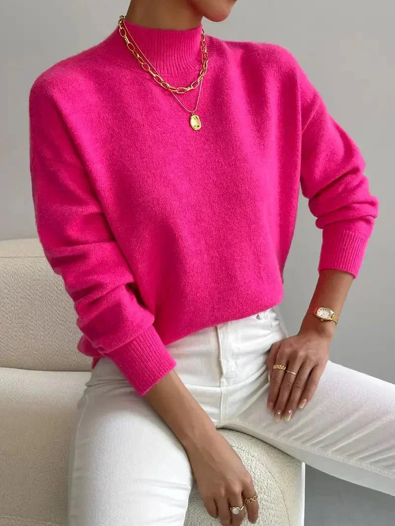 Chloe - Women's Elegant Turtleneck Sweater