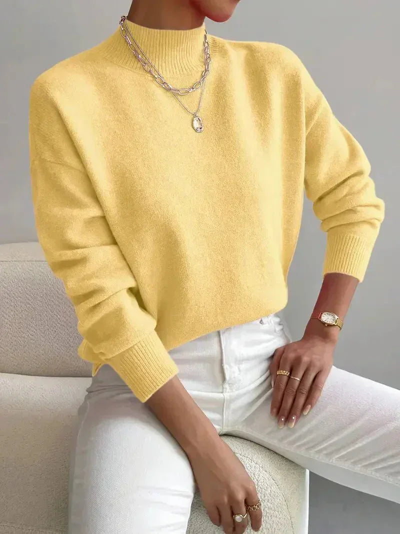 Chloe - Women's Elegant Turtleneck Sweater