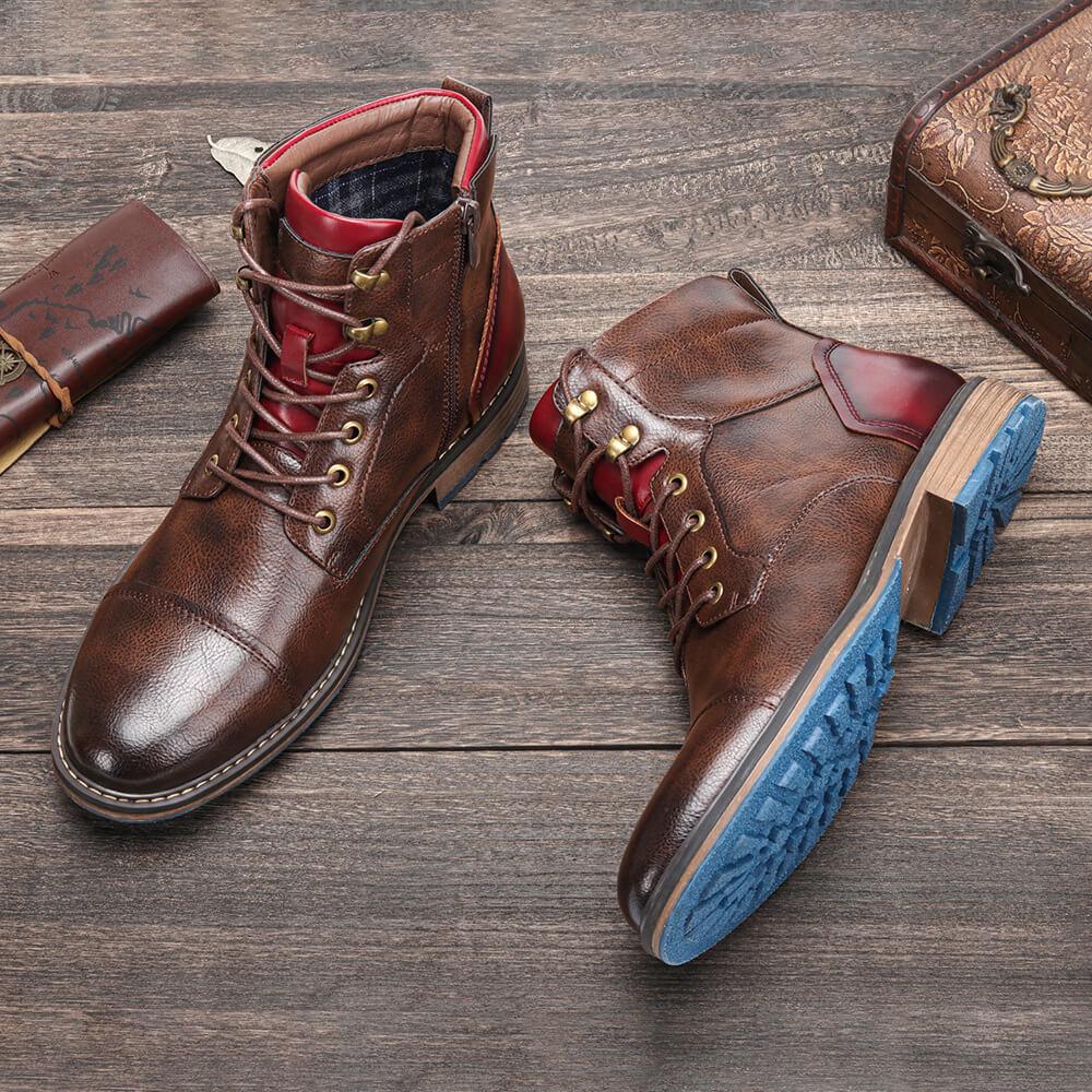 Casey - Men's Casual Lace-Up Ankle Boots