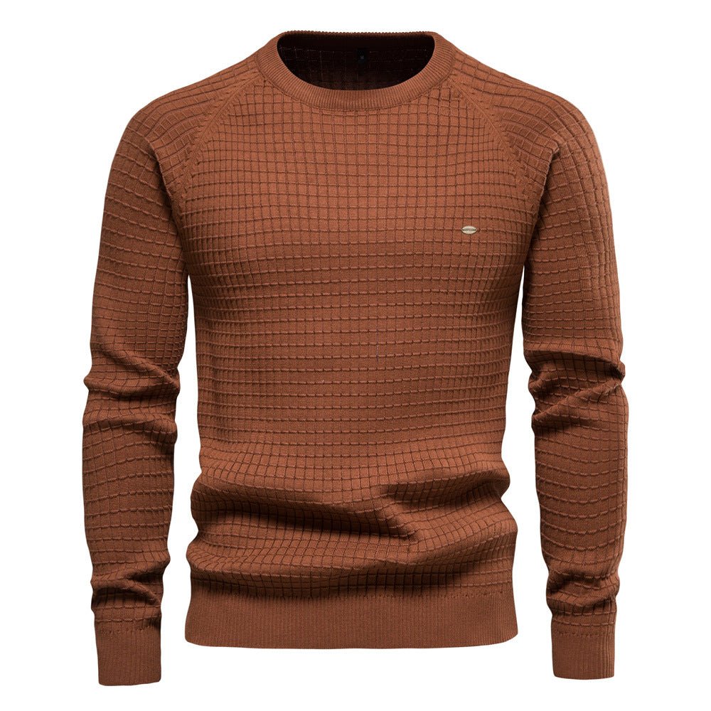 Ross - Men's Structured Spring Sweater with langen Sleeves