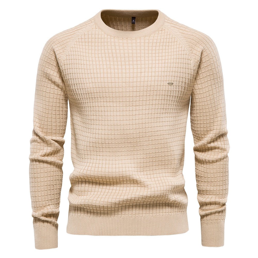 Ross - Men's Structured Spring Sweater with langen Sleeves