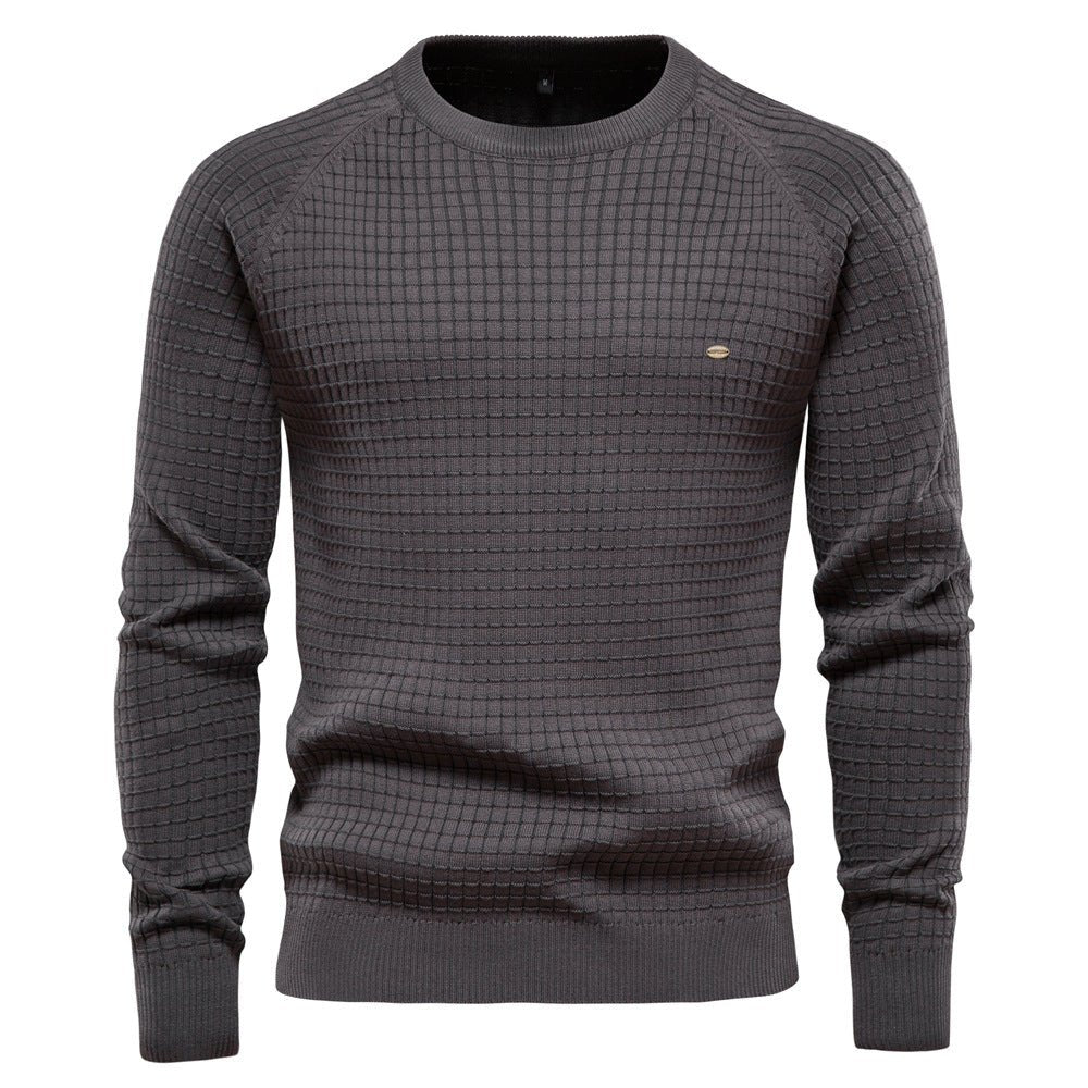 Ross - Men's Structured Spring Sweater with langen Sleeves