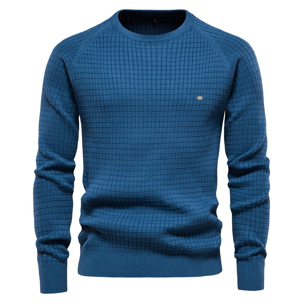 Ross - Men's Structured Spring Sweater with langen Sleeves