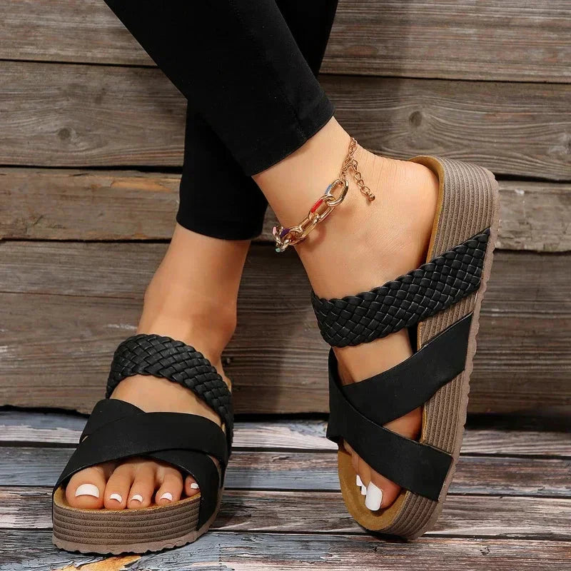Blake - Women's Orthopedic Plateau-Sandals for Summer