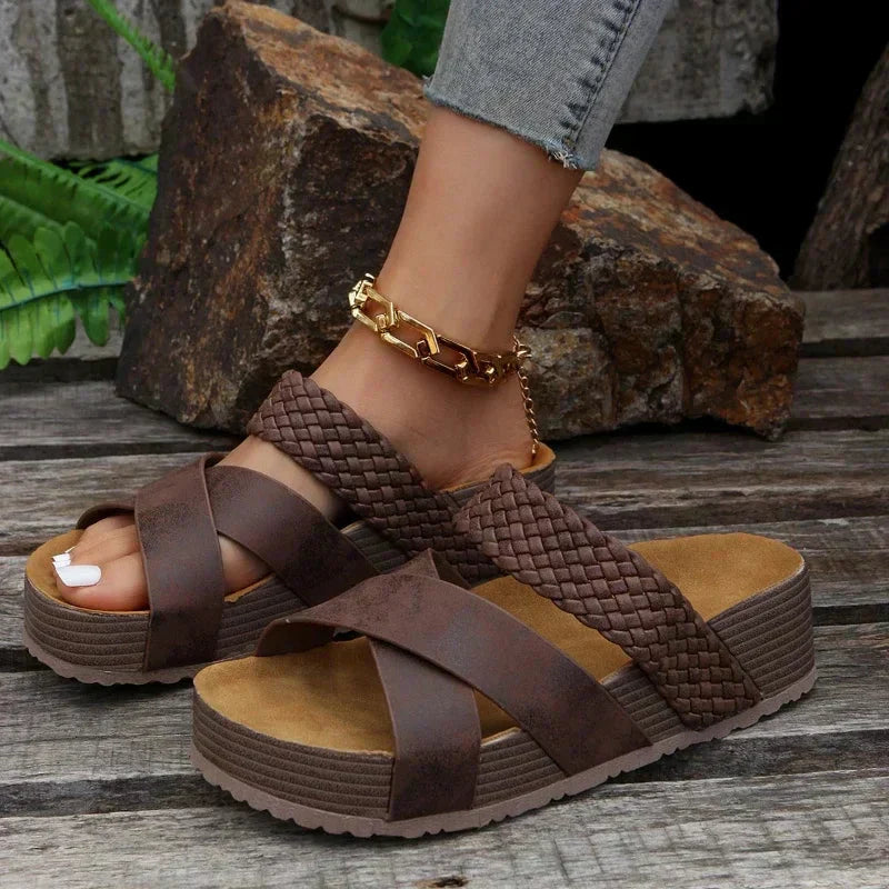 Blake - Women's Orthopedic Plateau-Sandals for Summer