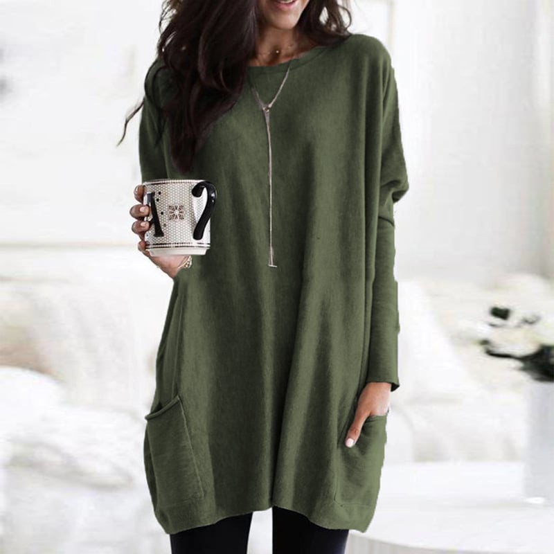 Judith - Modischer Long Damenpullover