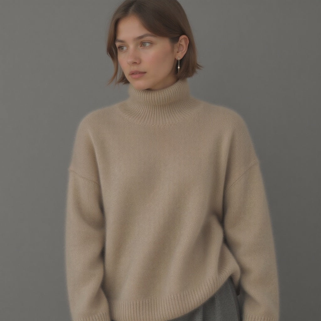 Dawn - Women's Spring Oversized Turtleneck Sweater