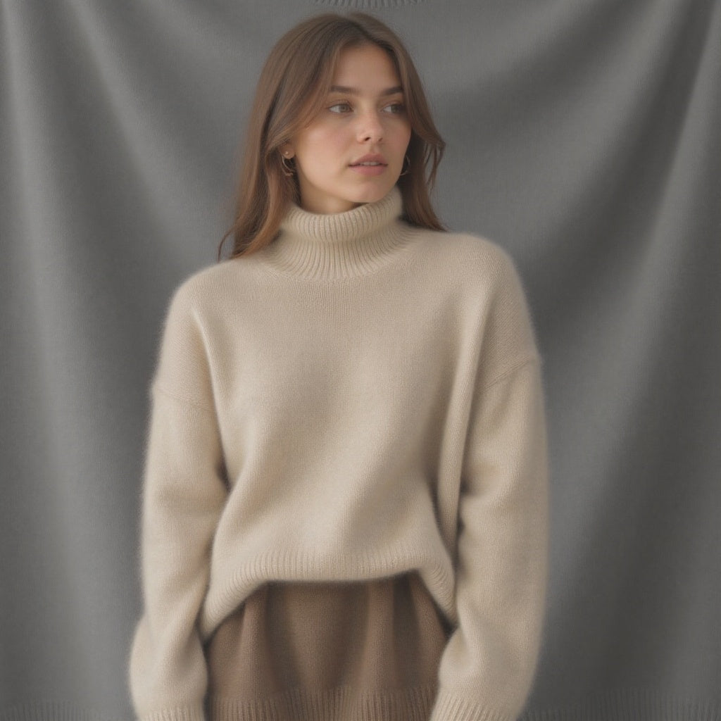 Dawn - Women's Spring Oversized Turtleneck Sweater
