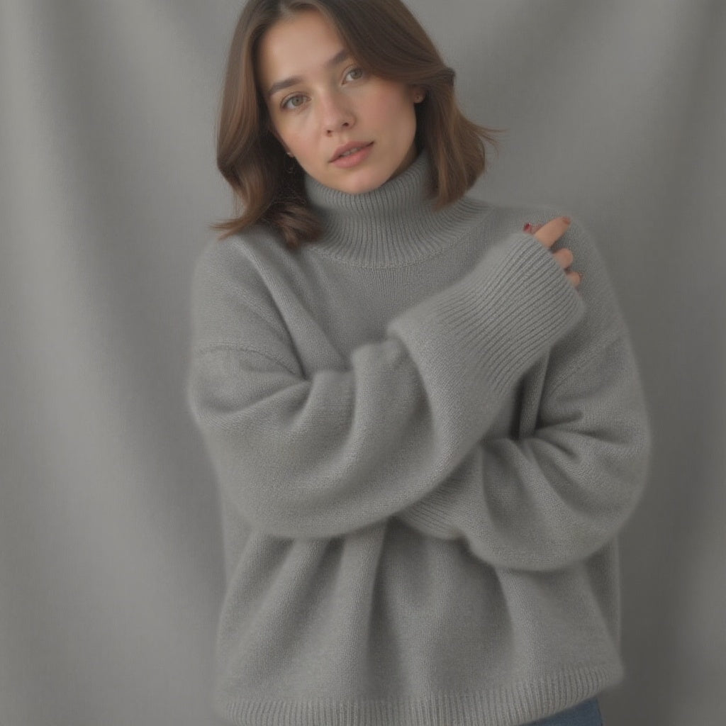 Dawn - Women's Spring Oversized Turtleneck Sweater