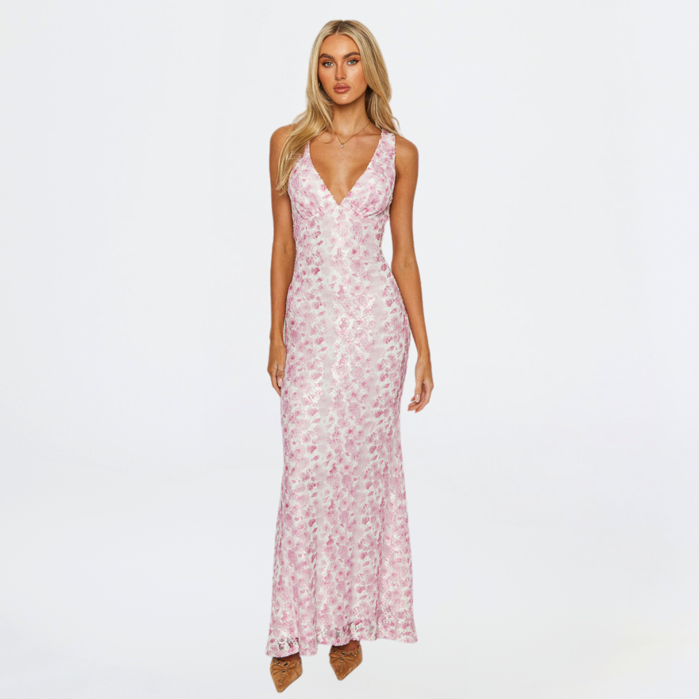 Isla - Women's Floral Wedding Guest Dress