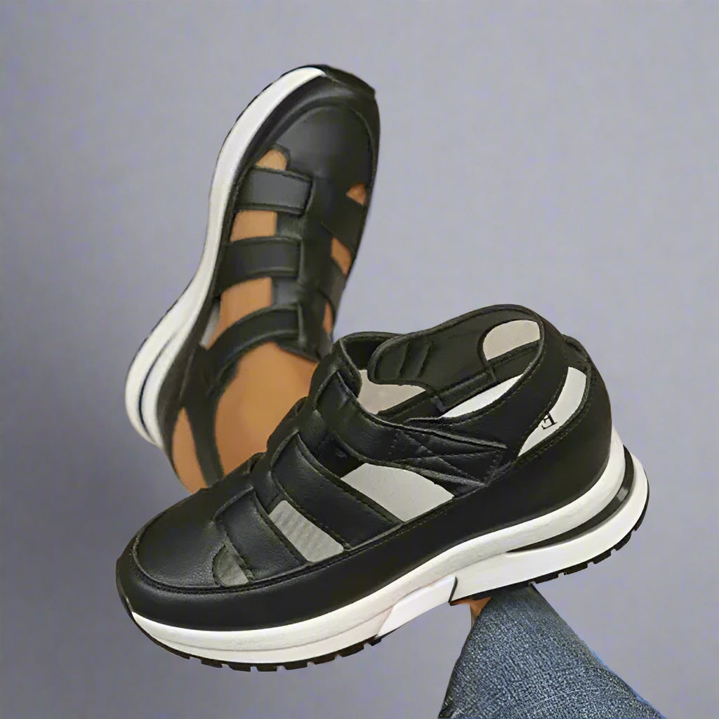 Rachel - Women's Sport Strap Plateau Freizeitsneaker