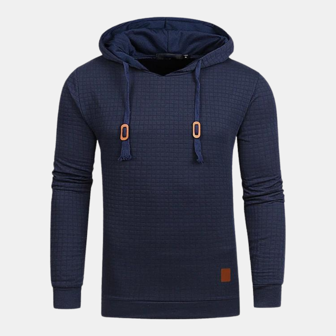 Charlie - Men's Hoodie in Vintage-Style with Pattern