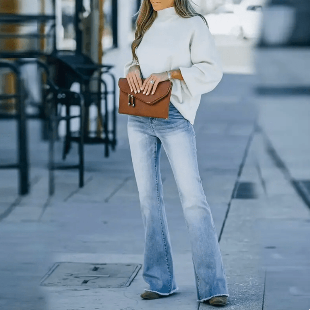 Tracey - Women's Spring Jeans with hoher Waist and geradem Cut