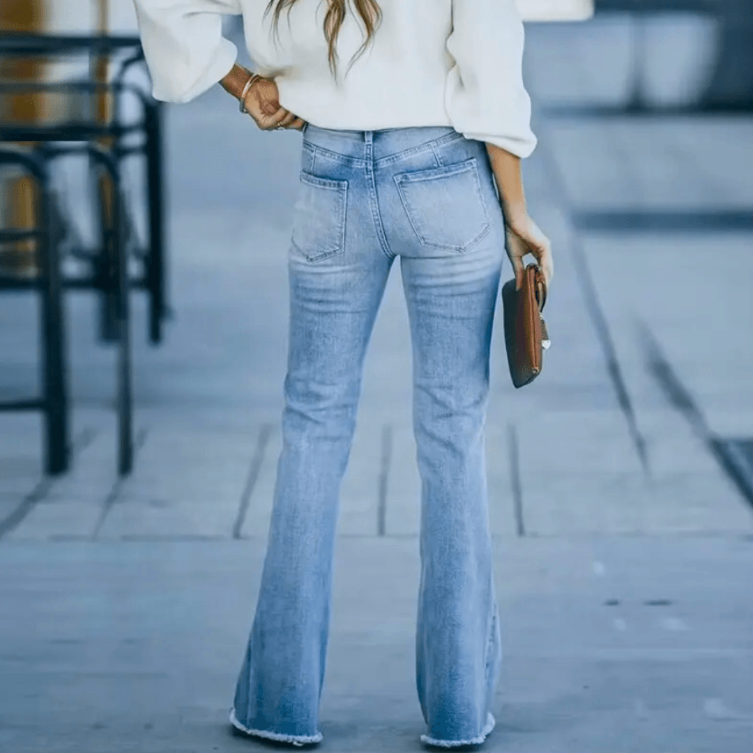 Tracey - Women's Spring Jeans with hoher Waist and geradem Cut