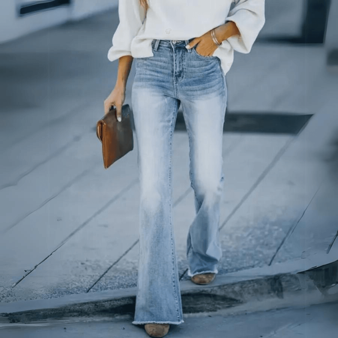 Tracey - Women's Spring Jeans with hoher Waist and geradem Cut
