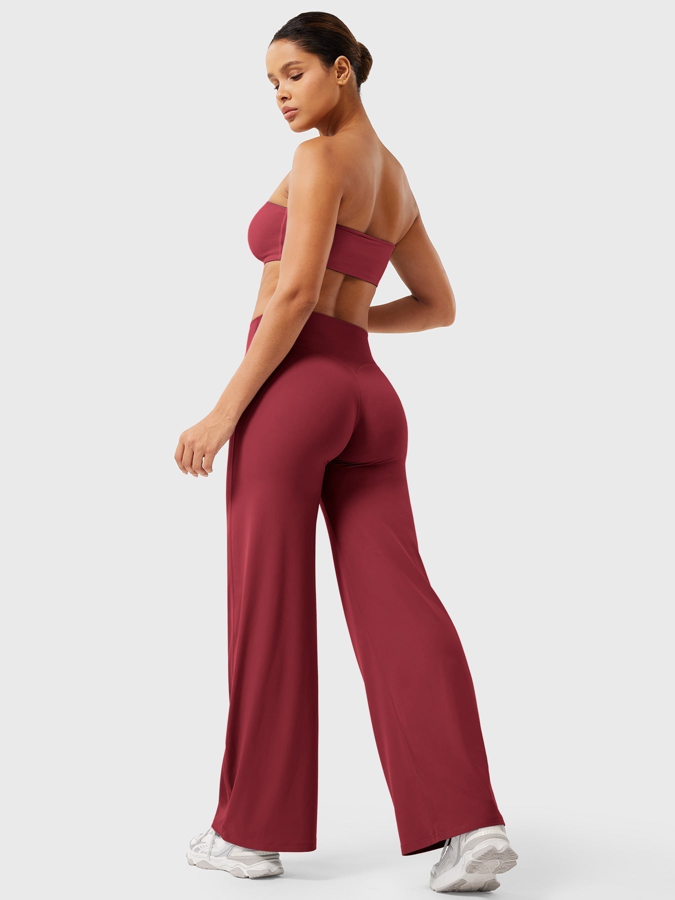 Ruby - Women's Summer Schlaghose with High Waist