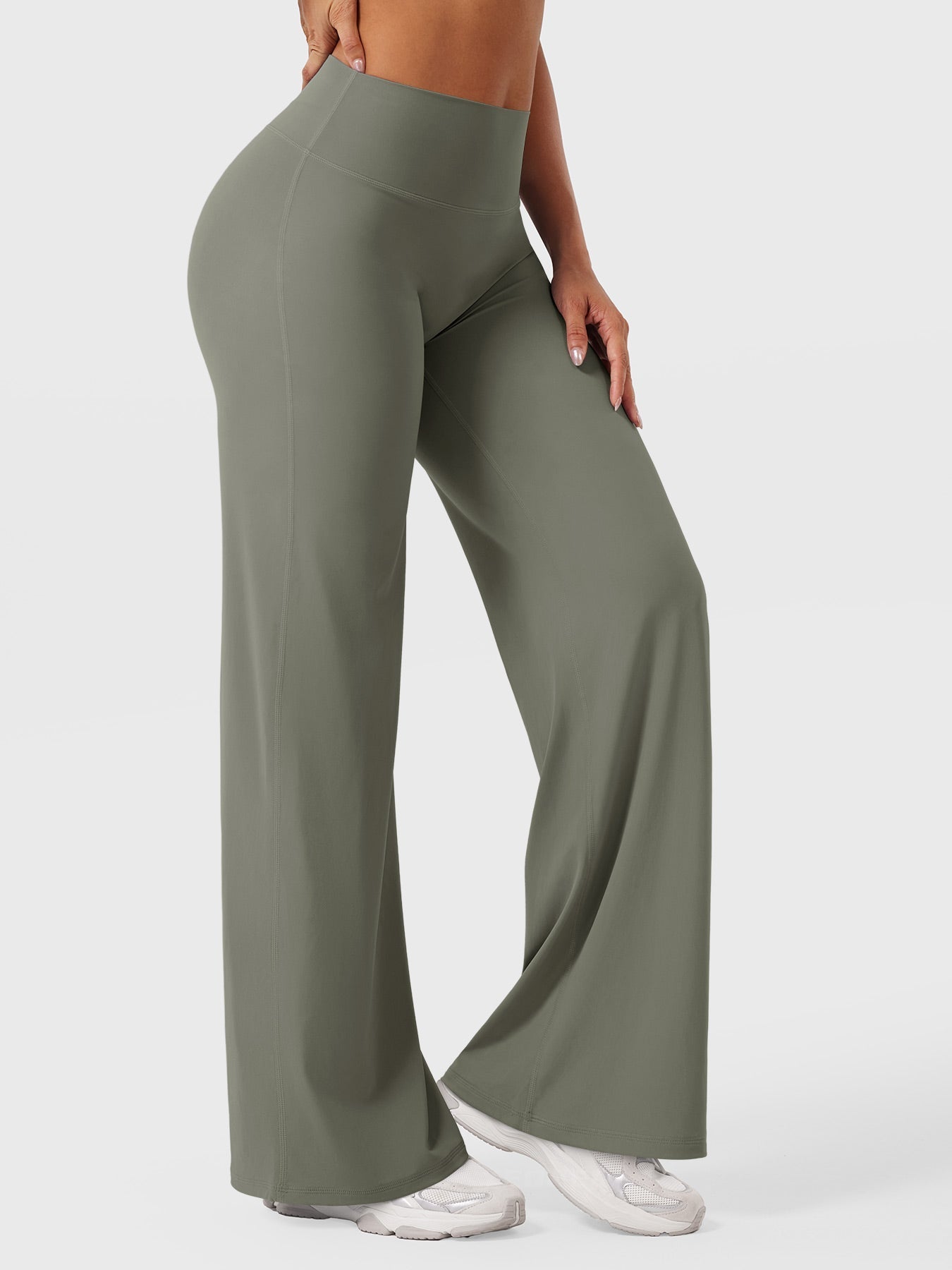 Ruby - Women's Summer Schlaghose with High Waist