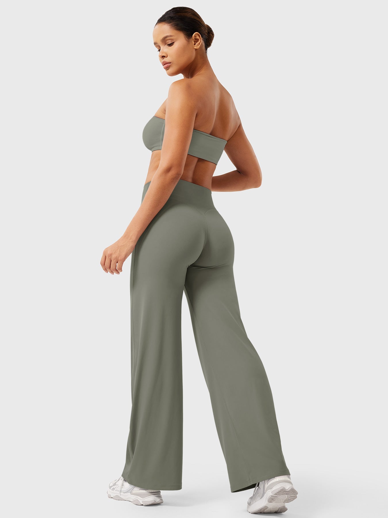 Ruby - Women's Summer Schlaghose with High Waist