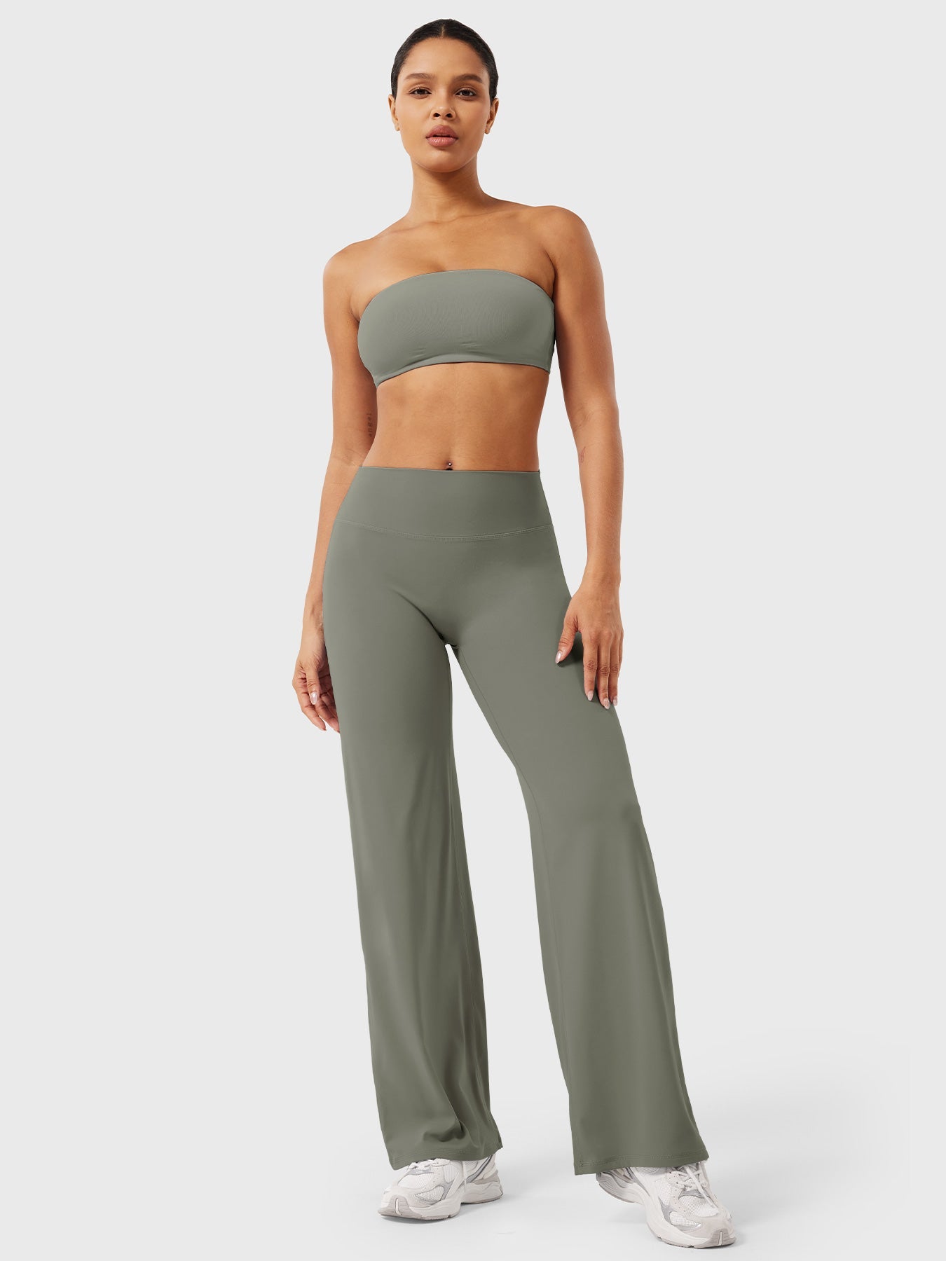 Ruby - Women's Summer Schlaghose with High Waist