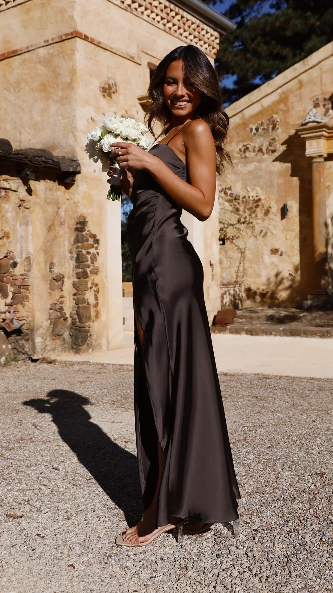 Ruby - Women's Spring-Satin-Slip-Maxi Dress